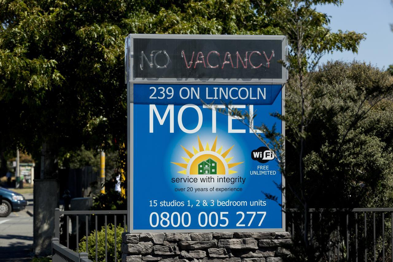 239 On Lincoln Motel Christchurch Eksteriør bilde